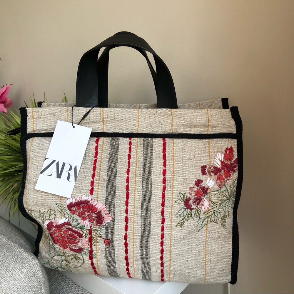 ❌SOLD❌Zara | Weekender Embroidered Bag - Picture 13 of 15